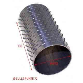 RULLO GRATTUGIA 72 X 135 INOX