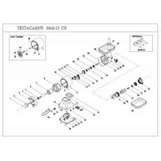 ( 14 ) cuscinetto 6203 2rs