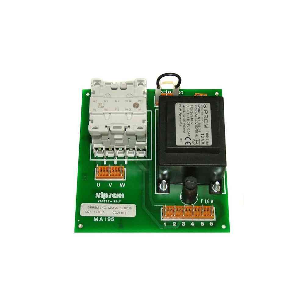 model card ma 195 for meat mincer ta 32 380v