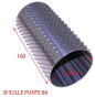 rullo per grattugia 86 x 160 in acciaio inox