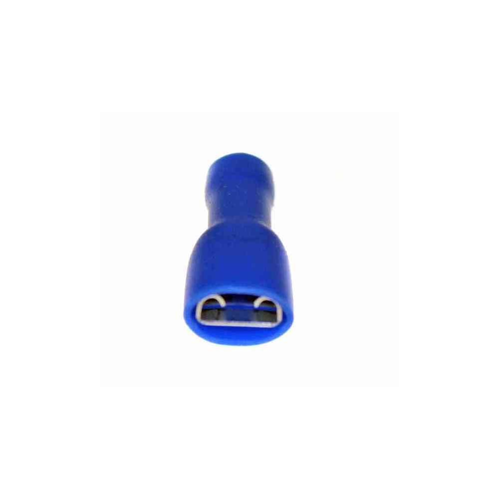 faston capocorda femmina blu 6.5 mm 50 pezzi