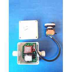 control unit with push-button panel and 230 volt single-phase box