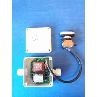 control unit with push-button panel and 230 volt single-phase box