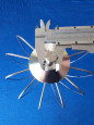 whisk with aluminum attachment for dough mixerprof
