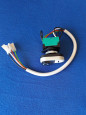 oval pushbutton panel with wired led bulb