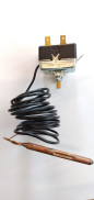 termostato regolabile range 0-90° fase 1 a 15 Ø  bulbo mm 6,5 lunghezza capillare mm1500