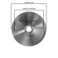 blade for slicer diameter 300mm hole 40mm holes 3 internal Ø 254 mm height 14.5mm c45 (tn)
